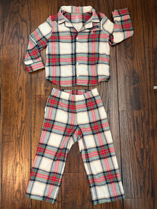 GAP Other - GAP Kids Plaid Pajama Set in Red, Green, Navy, and Cream